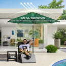 Outsunny UPF 50+ Replacement Parasol Canopy Parasol Cover Replacement