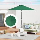 Outsunny UPF 50+ Replacement Parasol Canopy Parasol Cover Replacement