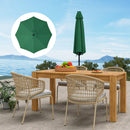 Outsunny UPF 50+ Replacement Parasol Canopy Parasol Cover Replacement