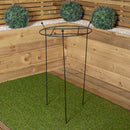80cm X 45cm Large Cottage Heavy Duty Black Metal Herbaceous Garden Plant Support Grow Through