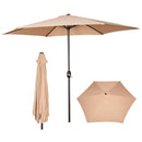 Samuel Alexander 2.7m Havana Garden Patio Parasol with Crank Handle in Beige