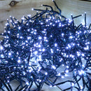 480 LED 6.2m Premier Clusterbrights Indoor Outdoor Multifunction Mains Operated Christmas Cluster Lights with Timer in Cool White