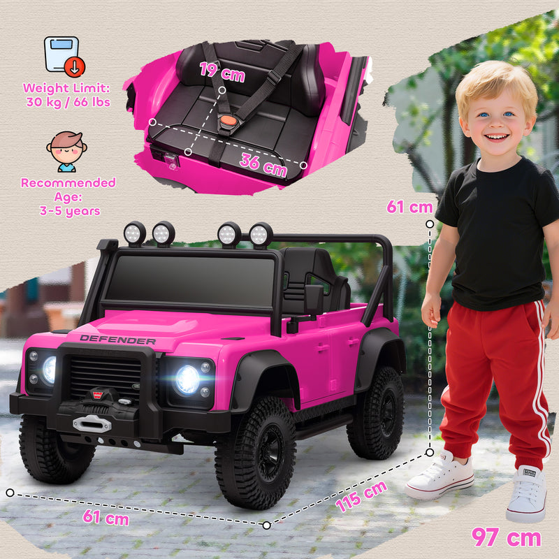 AIYAPLAY Kids Ride On Car, 12V Battery-Powered Electric Car with Remote