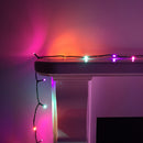 200 LED 16m Indoor Outdoor Christmas Multi Function Mains Operated String Lights with Timer in Warm White