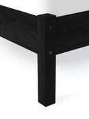 Padstow Rattan 150Cm King Bed - Black