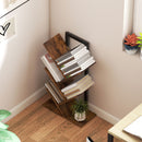 HOMCOM Tier Tree Bookshelf with Steel Frame for Living Room