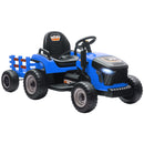 AIYAPLAY Ride on Tractor and Trailer, 12V Electric Ride on Tractor,