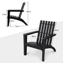 Solid Acacia Wood Adirondack Chair