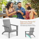 Solid Acacia Wood Adirondack Chair