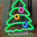25cm Light up Christmas Tree Table Top Neon Sign