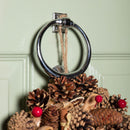 Winter Spice Hanging Christmas Wreath with Pine Cones Berries & Dried Fruit