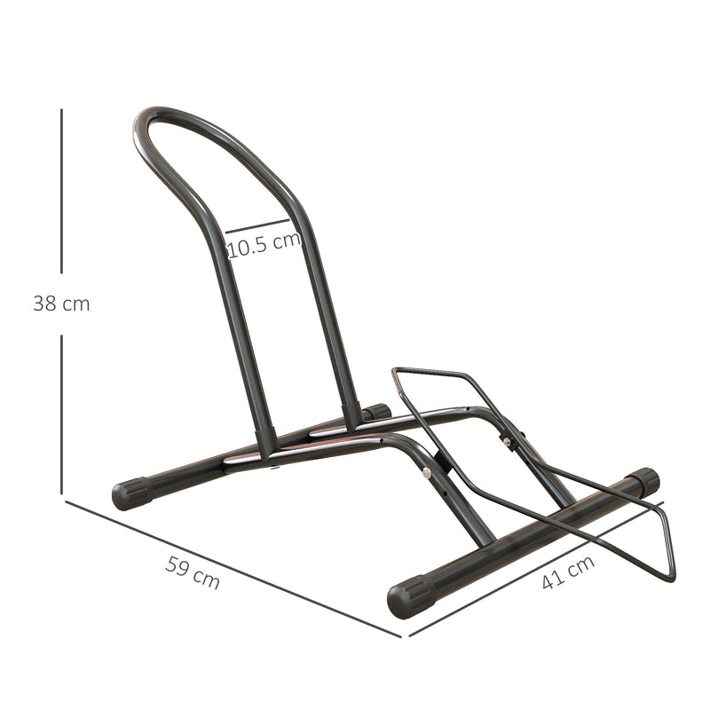 SPORTNOW Bike Stand Bicycle Storage Rack for Indoor Garages Flat Use