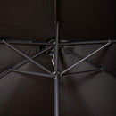 Samuel Alexander 2.7m Havana Garden Patio Parasol with Crank Handle in Black