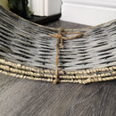 Samuel Alexander KD Willow Christmas Tree Skirt Wicker Rattan- Large Natural