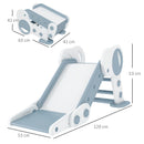 AIYAPLAY Foldable Kids Slide, Baby Slide For 1.5-3 Years, Grey