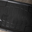 42L Clear Storage Box with Black Lid, Stackable and Nestable Design Storage Solution