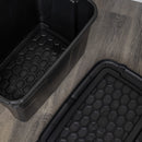60L Heavy Duty Lockable & Stackable Storage Tub Chest with Clips in Black