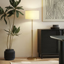 HOMCOM Dimmable Floor Lamp, Standing Lamp With Adjustable Colour Temperature