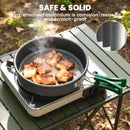 Outsunny Camping Cookware Set For 4-5 People, Aluminium Camping Cook, Grey