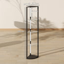 HOMCOM LED Floor Lamp with Shelves, Dimmable Standing Lamp with Foot Switch
