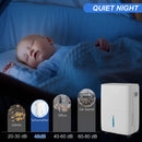 HOMCOM 30L/Day Dehumidifier For Home, With Auto-Clean Filter, 24H Timer