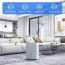 HOMCOM 30L/Day Dehumidifier For Home, With Auto-Clean Filter, 24H Timer