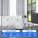 HOMCOM 30L/Day Dehumidifier For Home, With Auto-Clean Filter, 24H Timer