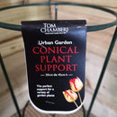 Tom Chambers Urban Green Conical Garden Plant Support Ring 20cm- Small