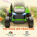 AIYAPLAY Ride on Tractor and Trailer, 12V Electric Ride on Tractor,