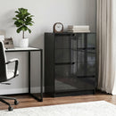 HOMCOM 4 Drawer Chest of Drawers for Bedroom, 60 x 40 x 85cm, Black