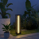 Outsunny Garden Rattan Lamp, 68 cm Solar Rattan Floor Lamp with Auto On/Off