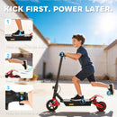 AIYAPLAY Electric Scooter For Kids With LCD Display, Up To 15 KM/H, Red