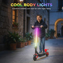 AIYAPLAY Electric Scooter For Kids With LCD Display, Up To 15 KM/H, Red