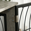 PawHut Dog Crate Furniture End Table w/ Cushion