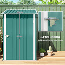 Outsunny 3.3ft x 3.4ft Outdoor Storage Shed Steel Garden Shed w/ Lockable Door
