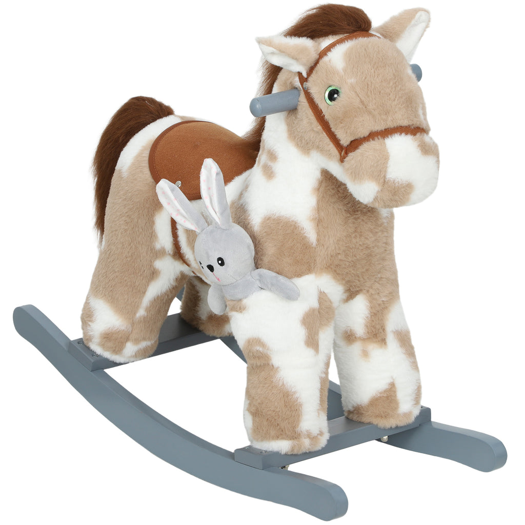Toddler Rocking Animal AIYAPLAY Baby Rocking Horse, Animal Rocker with Sound and Toy