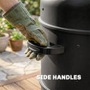 Outsunny 3-in-1 Vertical Charcoal Smoker With 2 Grill Grates, Thermometer
