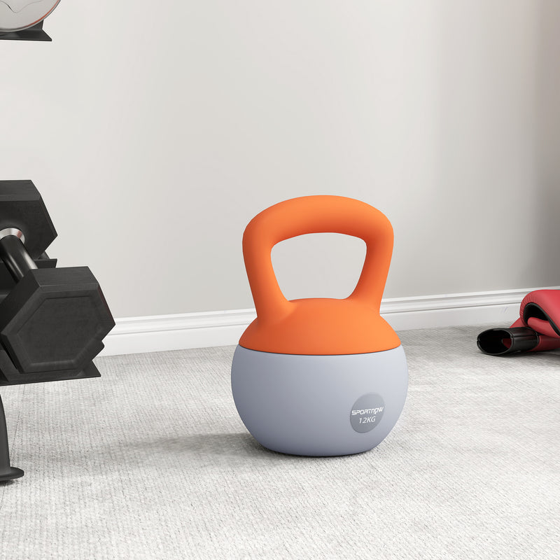SPORTNOW 12KG Kettlebell With Soft Body And Non-Slip Handle