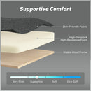 HOMCOM 2 Seater Sofa Bed, Convertible Pull Out Bed Settee, Charcoal Grey
