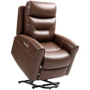 HOMCOM Overstuffed Riser and Reclining Chair with USB Ports, Remote