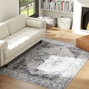 HOMCOM Flannel Non-Slip Washable Rug for Living Room,