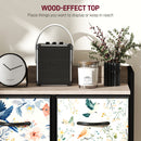 HOMCOM 5-Drawer Chest of Drawers, Fabric Dresser with Open Shelf