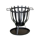 44cm Black Steel El Clasico Outdoor Garden Firebasket