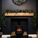 270cm 9ft Deluxe Christmas Princess Garland With 180 Tips and 14 Pine Cones