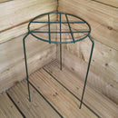 Tom Chambers Urban Dark Green Metal Herbaceous Garden Plant Support Grow Through Small 40cm X 20cm
