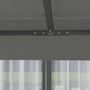 Outsunny 3 x 3(m) Gazebo Canopy Replacement Cover, UPF30+