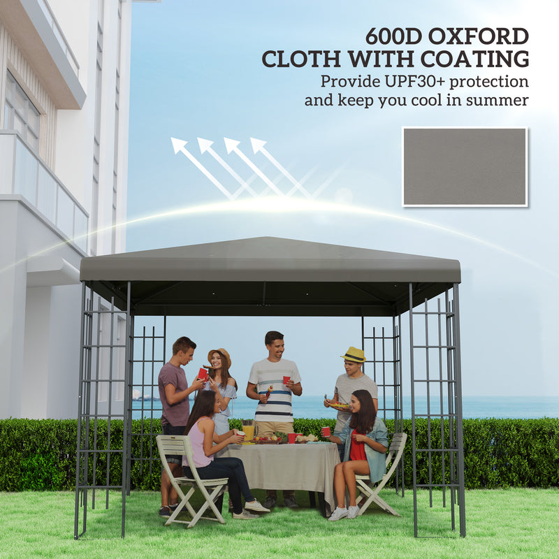 Outsunny 3 x 3(m) Gazebo Canopy Replacement Cover, UPF30+