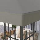 Outsunny 3 x 3(m) Gazebo Canopy Replacement Cover, UPF30+