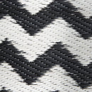 1.5m x 2.1m Atlantis Large Outdoor Alfresco Patio Rug Mat in Onyx