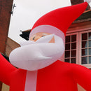 GIANT: 20ft (6m) Light up Christmas Inflatable Santa with Raised Arm & 28 LEDs